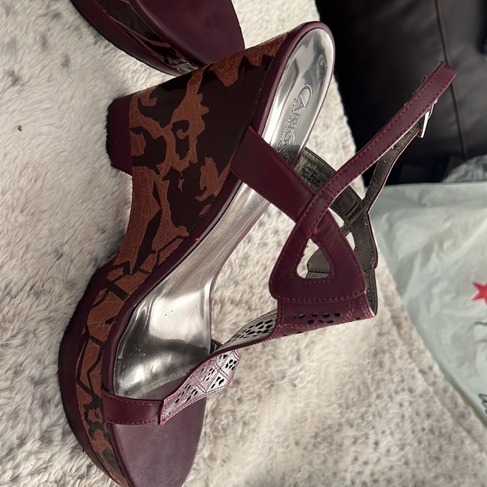Carlos By Carlos Santana, Size 9, Color Burgundy, - image 3